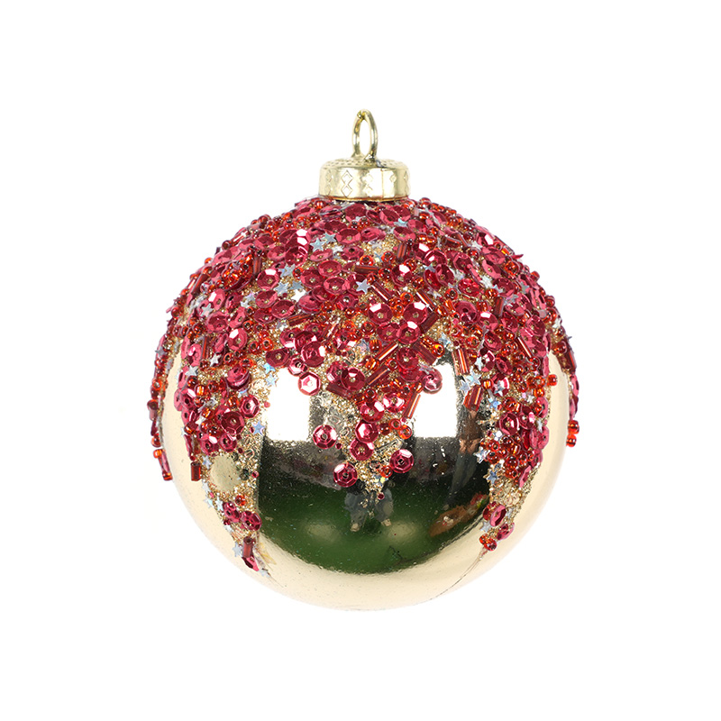 Electroplating Sequin Plastic Christmas Ball Decoration Pendant Accessories