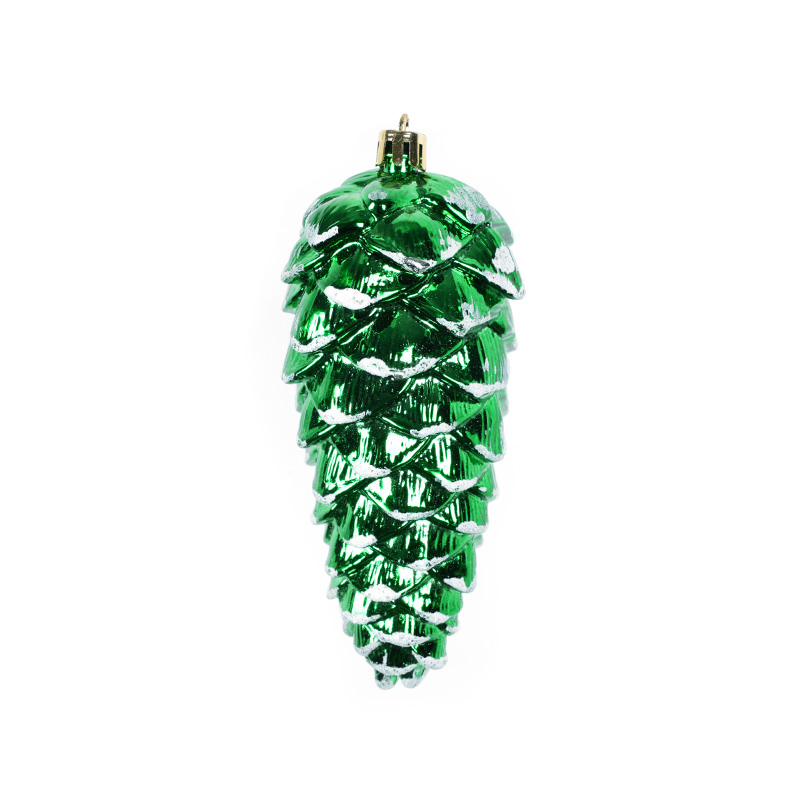 Electroplating Process Scraped Paint Retro Style Acorn Pendant Christmas Decorations