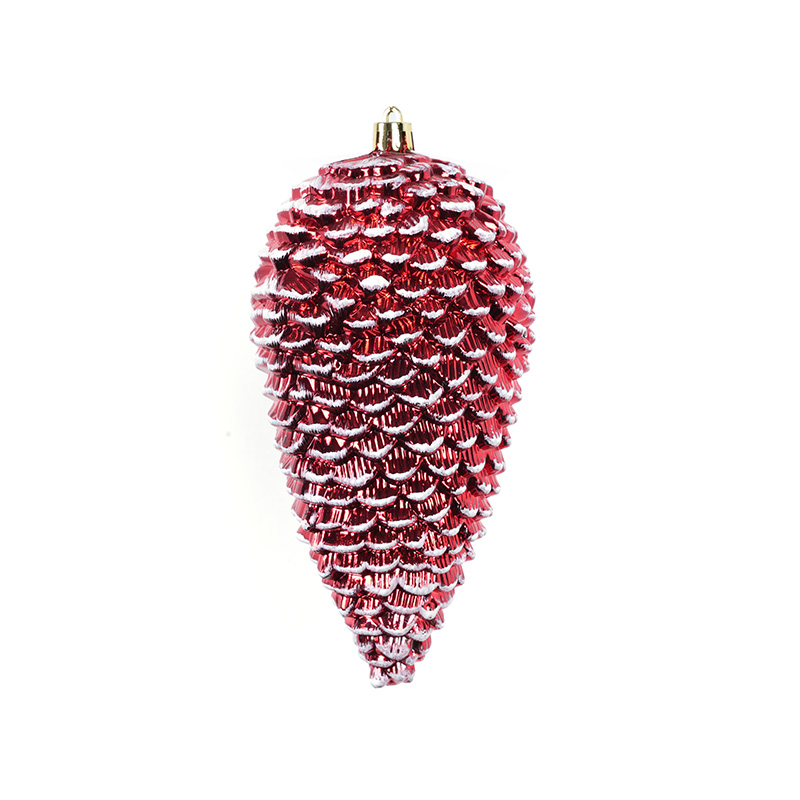 Electroplating Process Scraped Paint Retro Style Acorn Pendant Christmas Decorations