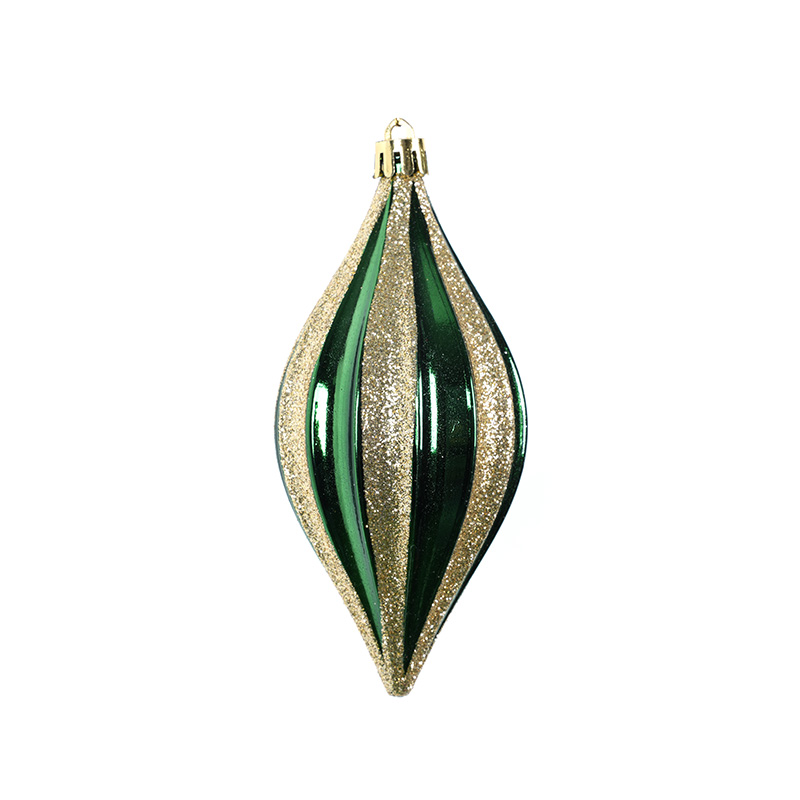 Special-Shaped Hand-Painted Electroplated Christmas Ball Plastic Ball Decorative Pendant