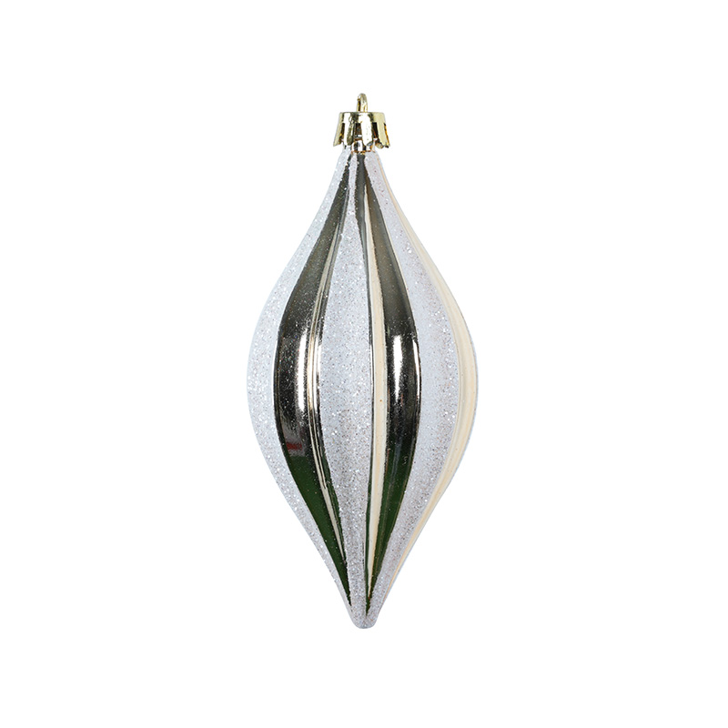 Special-Shaped Hand-Painted Electroplated Christmas Ball Plastic Ball Decorative Pendant