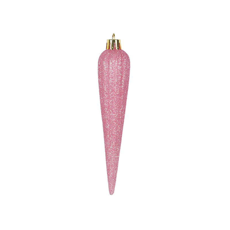 Sparkling Christmas Slender Icicle-Shaped Ornament Pendant