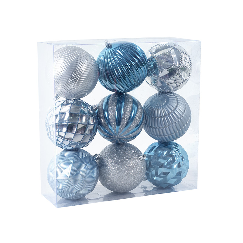Semi-Manual And Semi-Mechanical Christmas Plastic Decorative Ball Pendant Gift Box